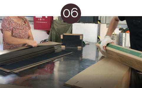 Manuelle Qualitätsprüfung und Verpackung